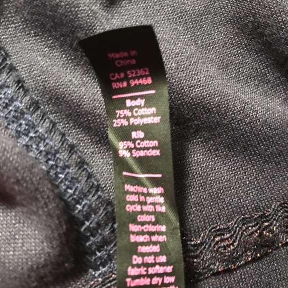 💋Betsey Johnson💋Navy Hoodie Velour - Picture 4 of 4